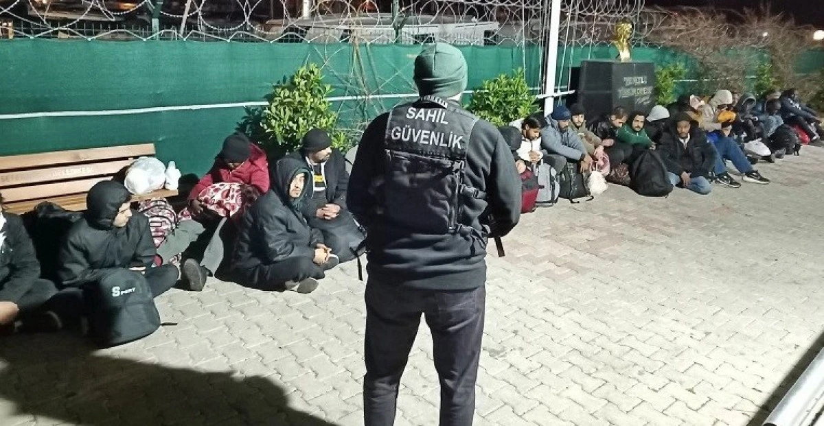 28 d&uuml;zensiz g&ouml;&ccedil;men yakalandı