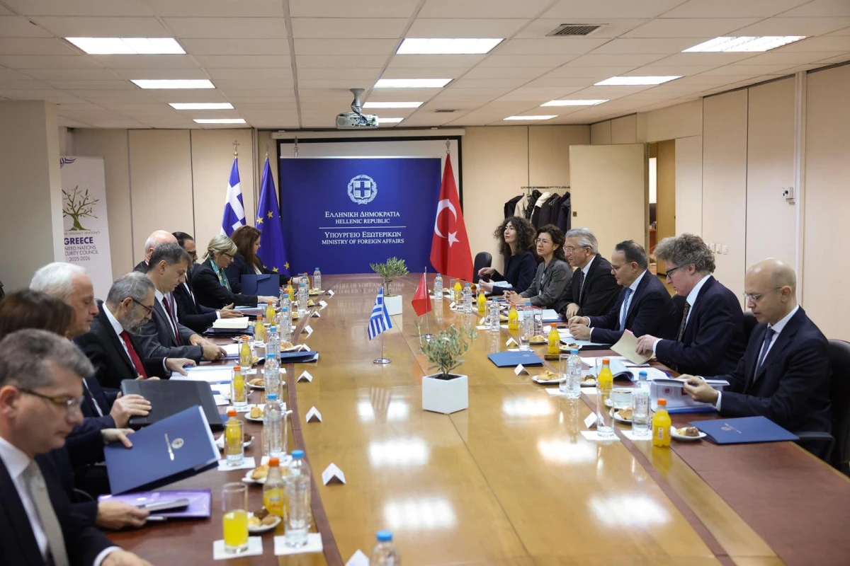 Atina'da T&uuml;rkiye-Yunanistan Pozitif G&uuml;ndem Ortak Eylem Planı'nın 9. tur g&ouml;r&uuml;şmeleri yapıldı