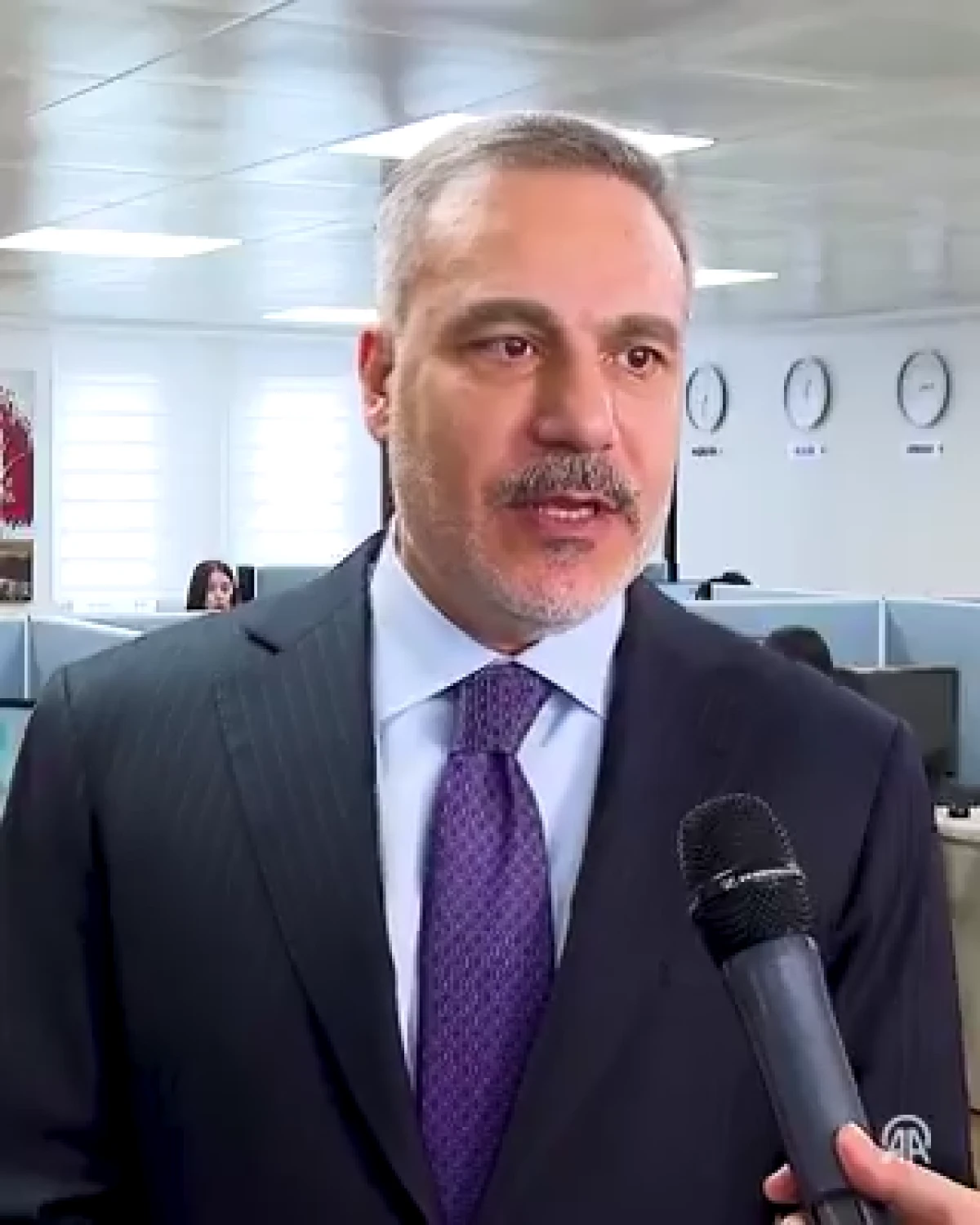 Bakan Fidan'dan Konsolosluk &Ccedil;ağrı Merkezi'ne ziyaret