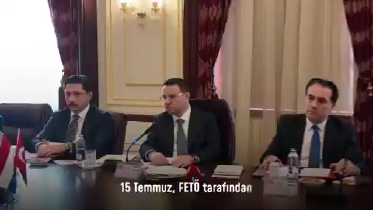 Bakanı G&uuml;rlek, Hollanda Adalet ve G&uuml;venlik Bakanı Van Weel ile g&ouml;r&uuml;şt&uuml;