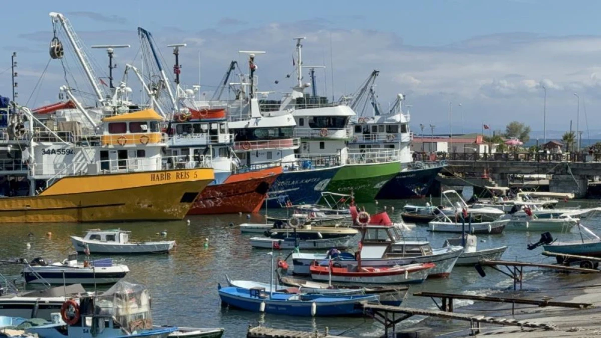 Balıkçılar, bol hamsi avı için havanın soğumasını bekliyor