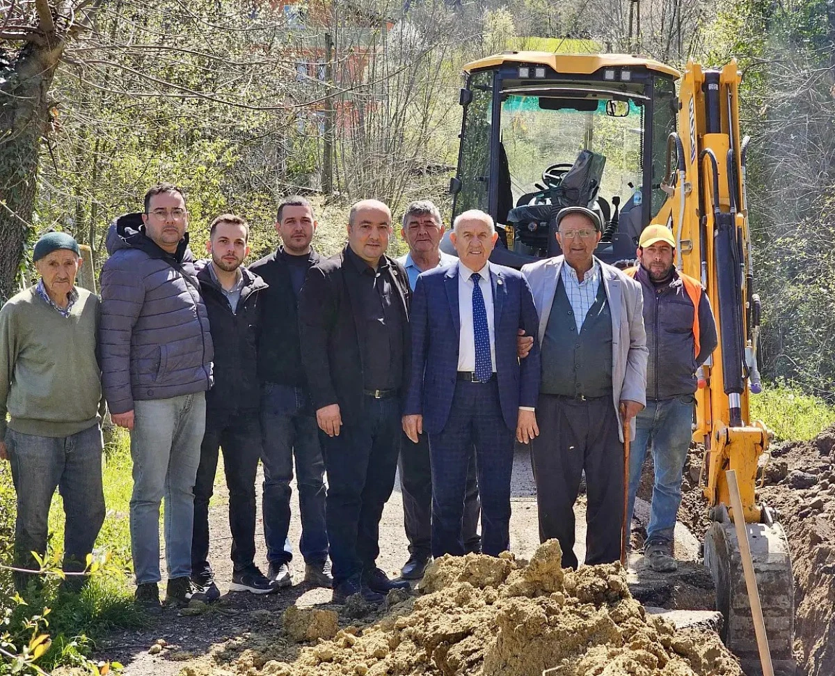 Bartın Kozcağız'ın Yenişar Mahallesi'nde doğalgaz sevinci yaşandı