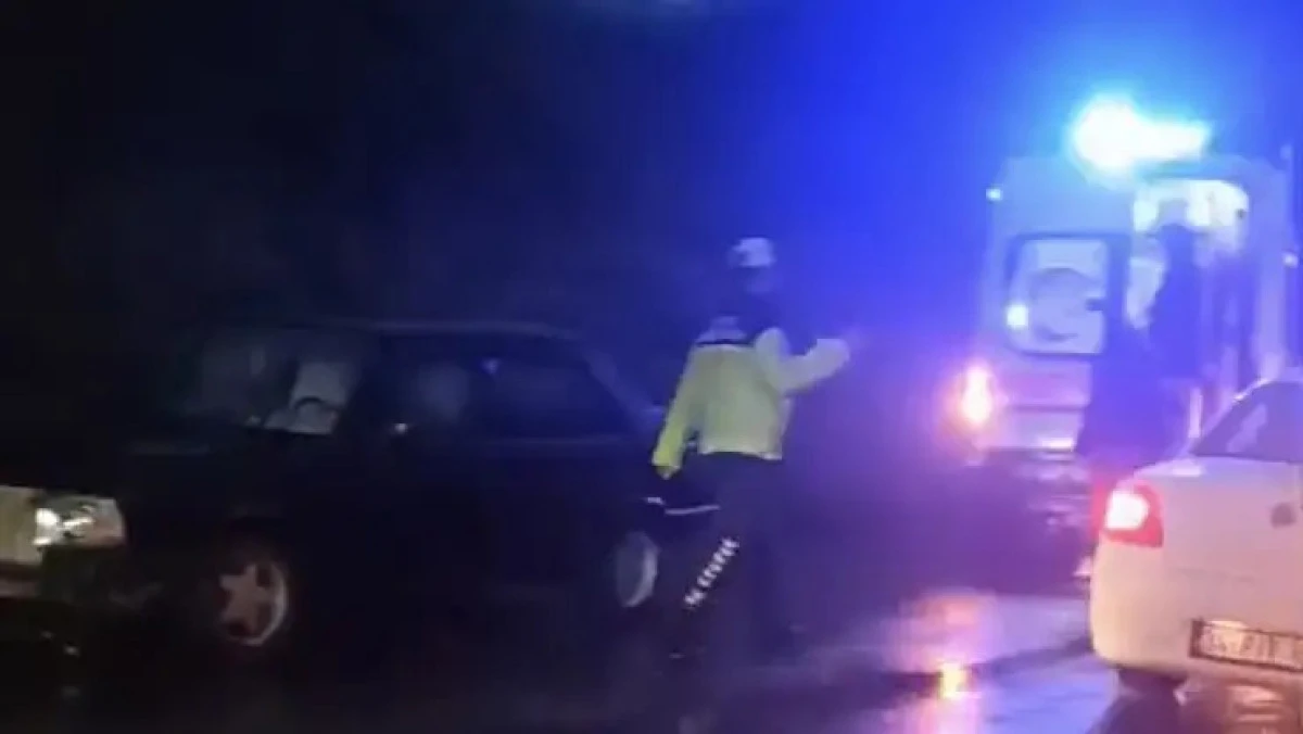 Bartın trafik kazası meydan geldi.