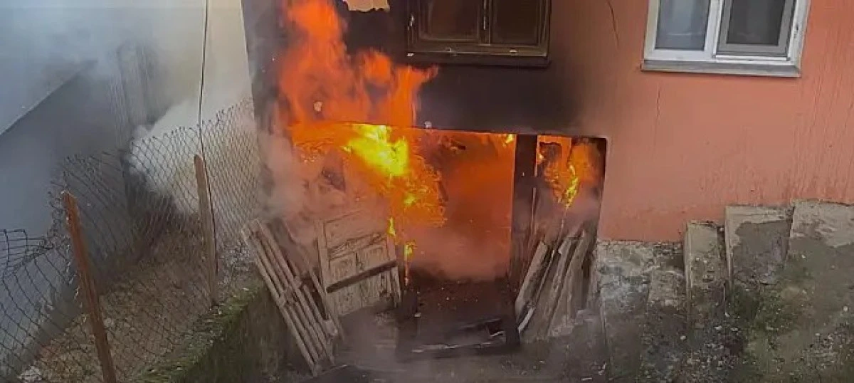 Bartın Ulus İl&ccedil;esinde &Ccedil;ıkan Ev Yangını S&ouml;nd&uuml;rğld&uuml;