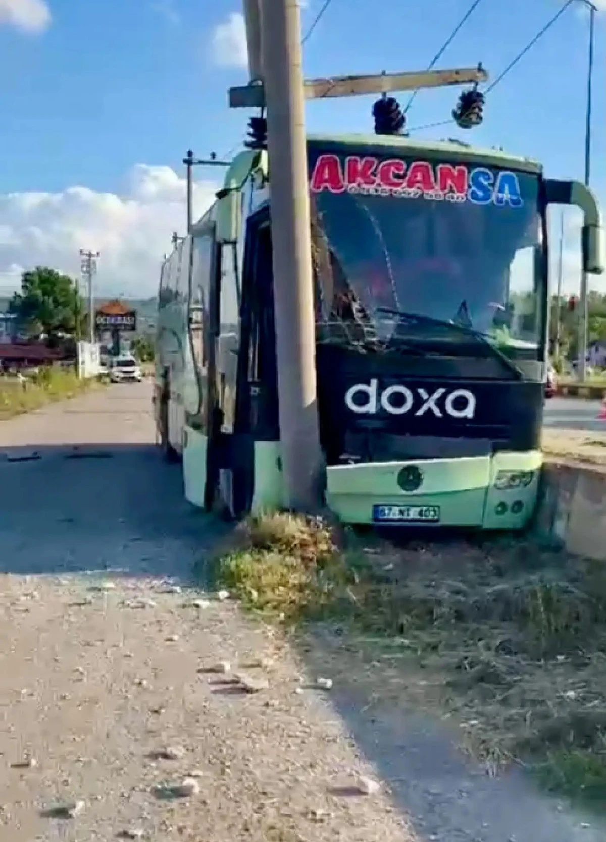 Bartın'da bir otob&uuml;s Kazası