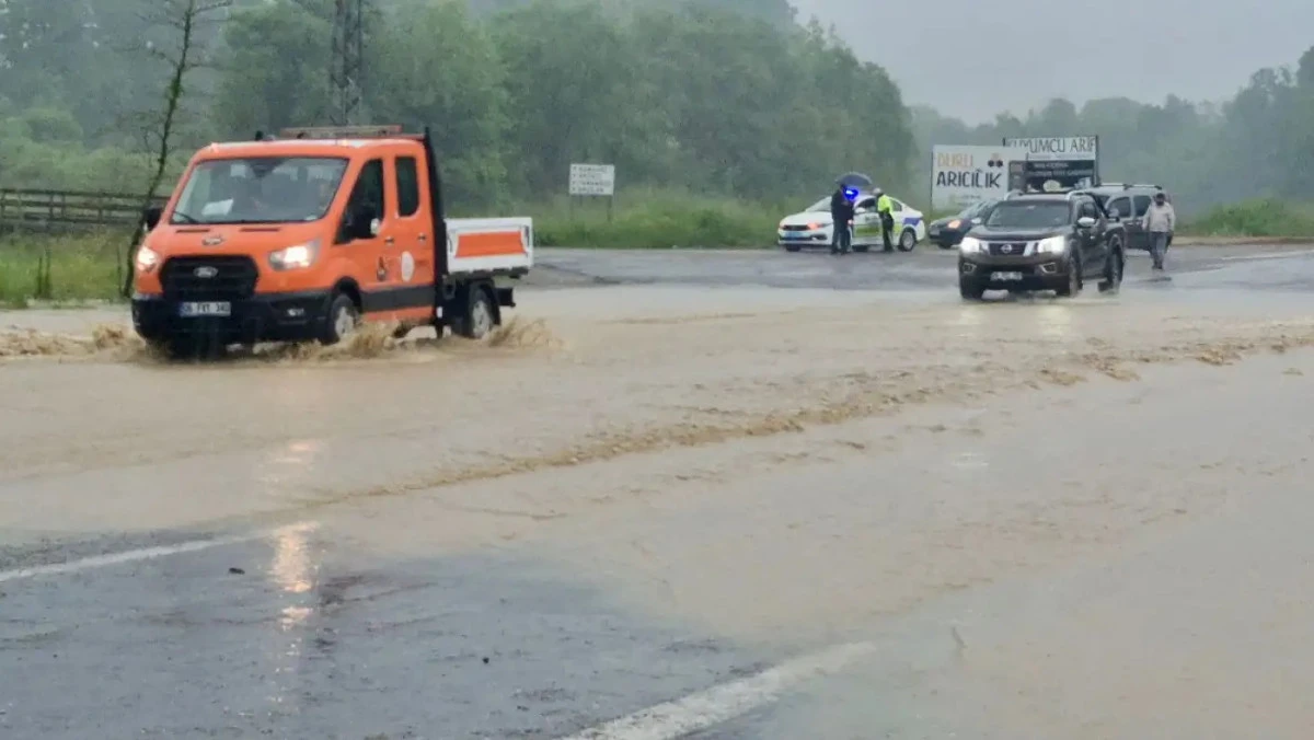Bartın'da Sel  etkili oldu