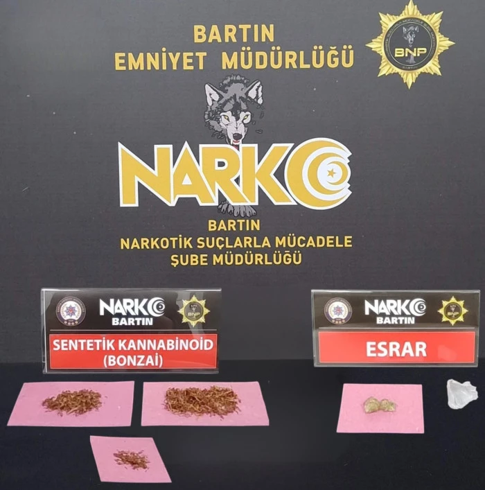 Bartın'da Uyuşturucu operasyonları: 9 g&ouml;zaltı