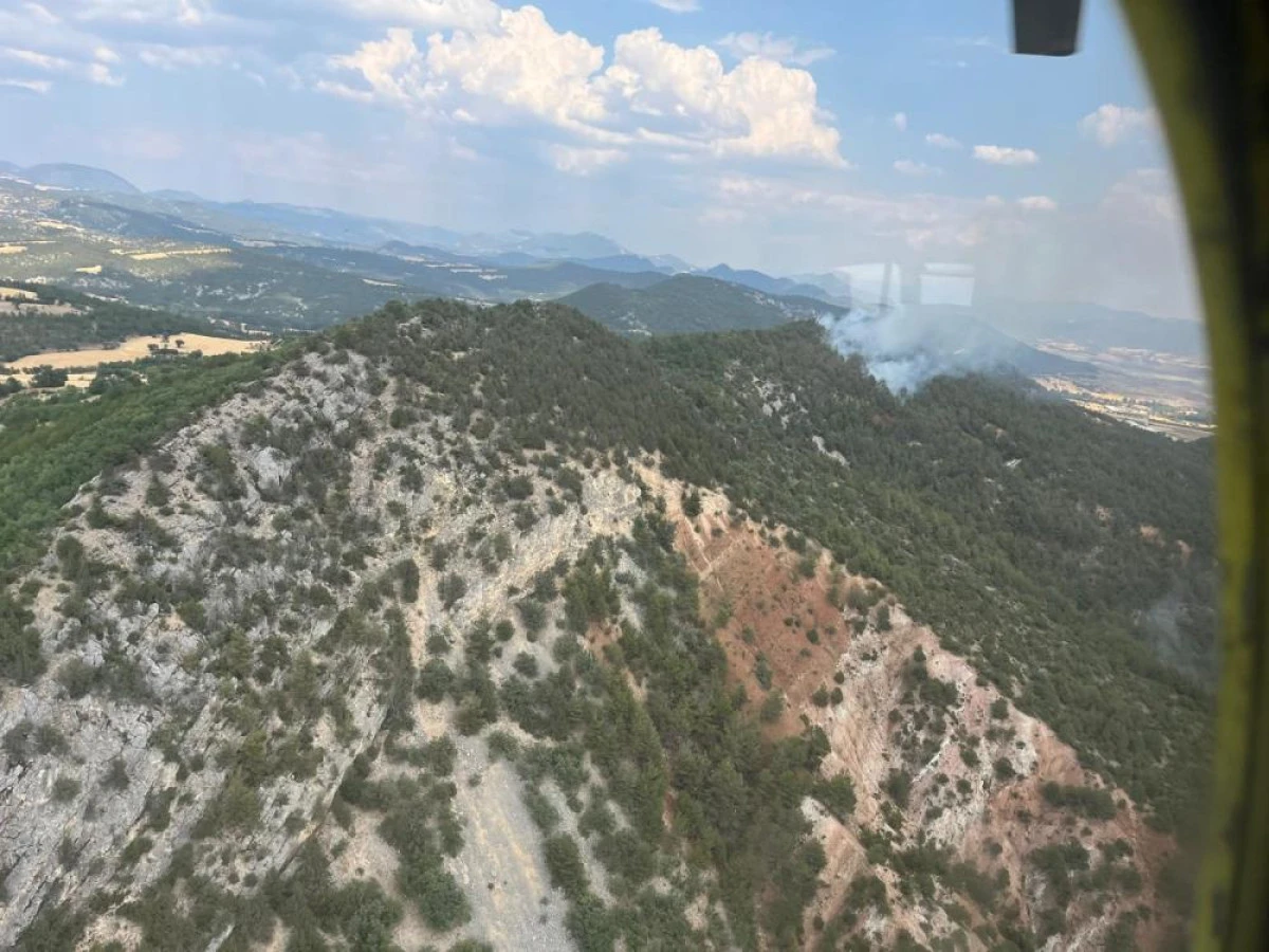 Bolu'da çıkan orman yangını büyümeden kontrol altına alındı