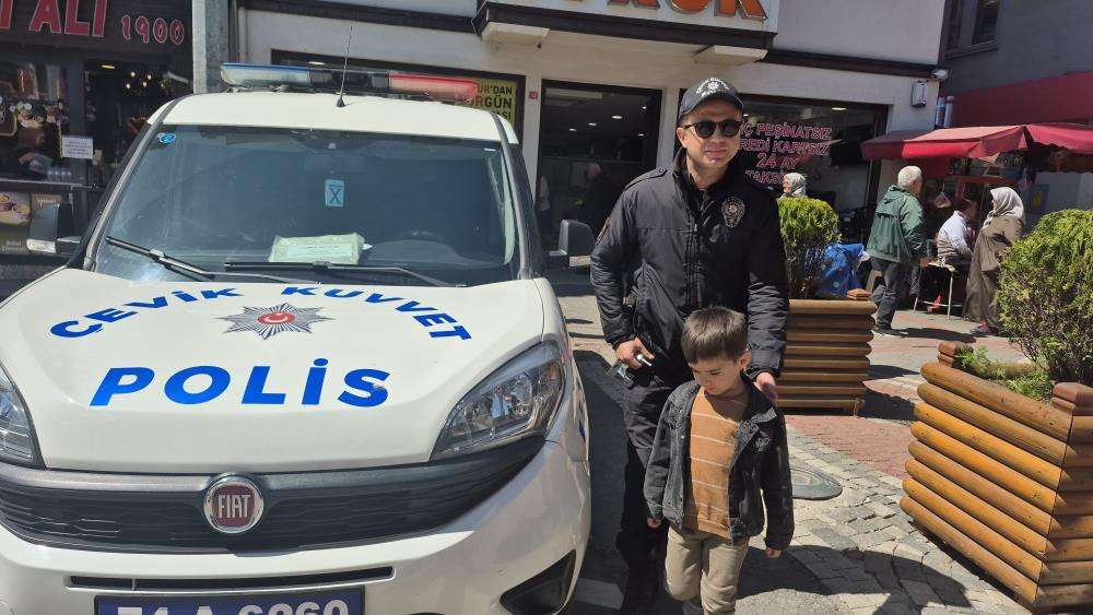 Epilepsi hastası minik Aras'ın hayali gerçek oldu