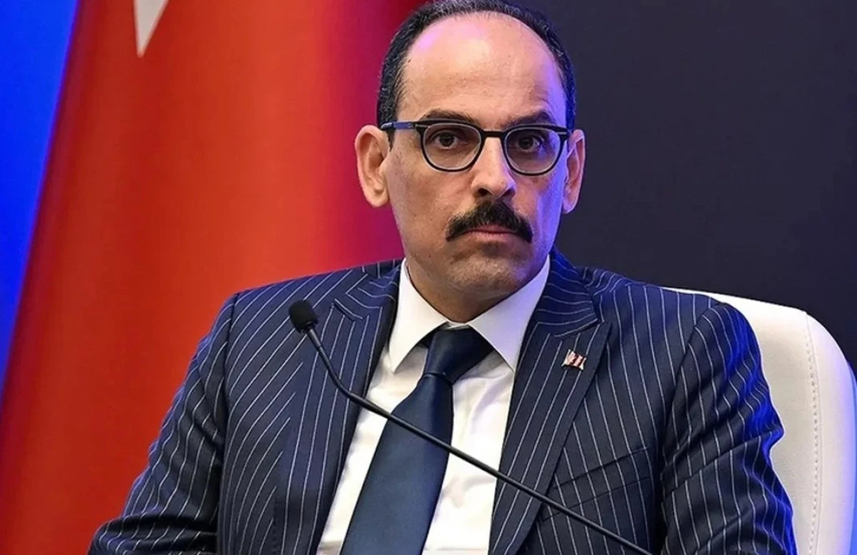 Kalın, Hamas heyeti ile g&ouml;r&uuml;şt&uuml;