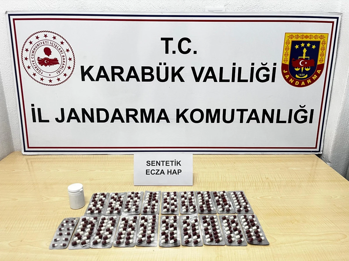 Karab&uuml;k'te 265 sentetik ecza ele ge&ccedil;irildi