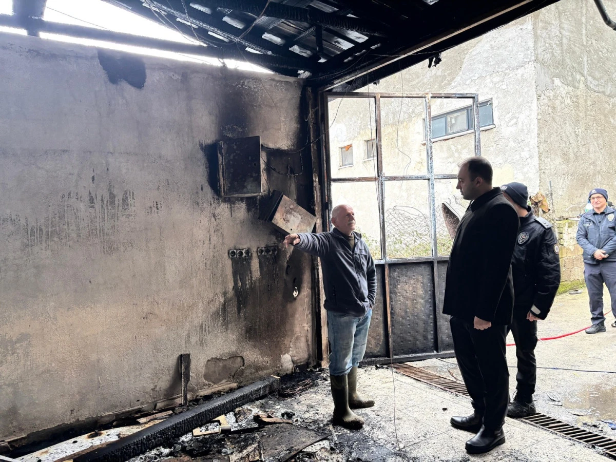 Kaymakamı Fırat Kadiroğlu 'Ge&ccedil;miş Olsun Ziyareti