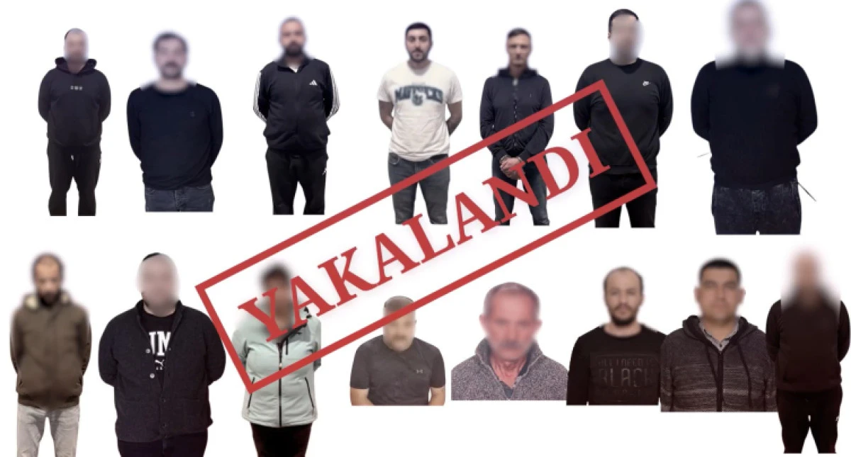 Kırmızı b&uuml;ltenle ve ulusal seviyede aranan 15 su&ccedil;lu T&uuml;rkiye&rsquo;ye getirildi