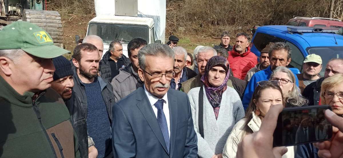 Köylülerden içme suyu barajı tepkisi