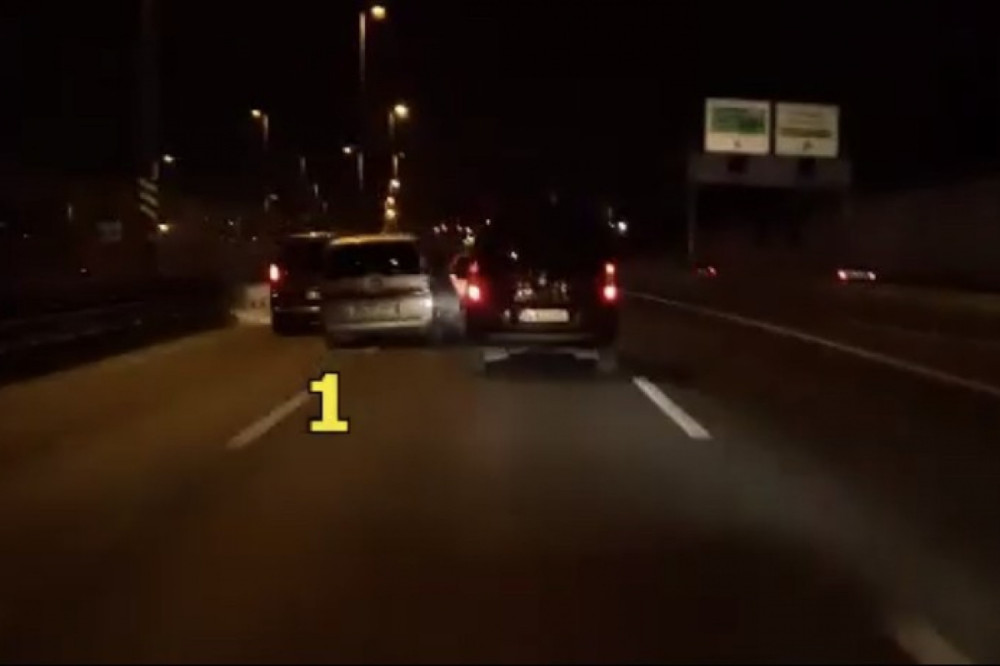 Makas' terörü kamerada: Sürücüye ceza yağdı