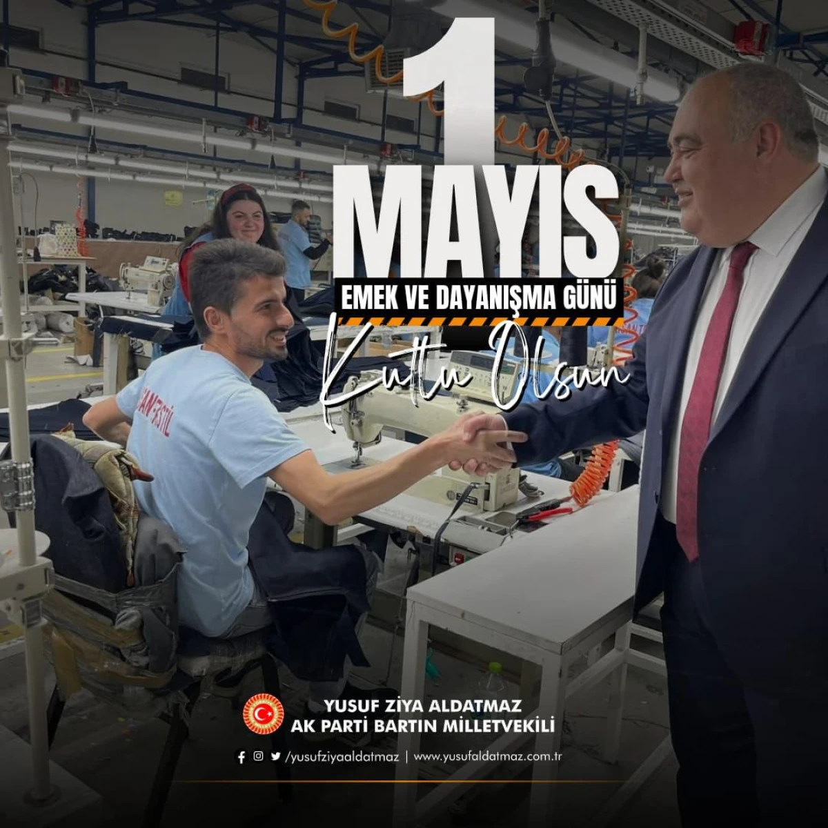 Milletvekili Aldatmaz, 1 Mayıs Emek ve Dayanışma G&uuml;n&uuml;n&uuml; kutladı