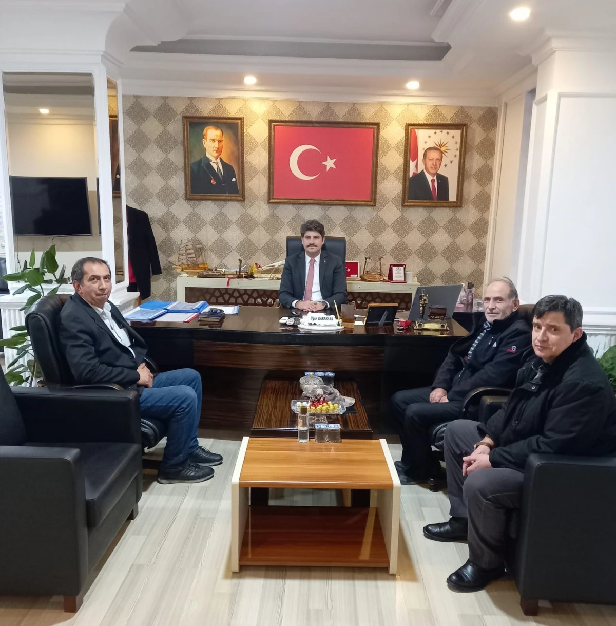 Mustafa Kurt&rsquo;tan Vali Yardımcısı Karakaya makamında ziyaret etti