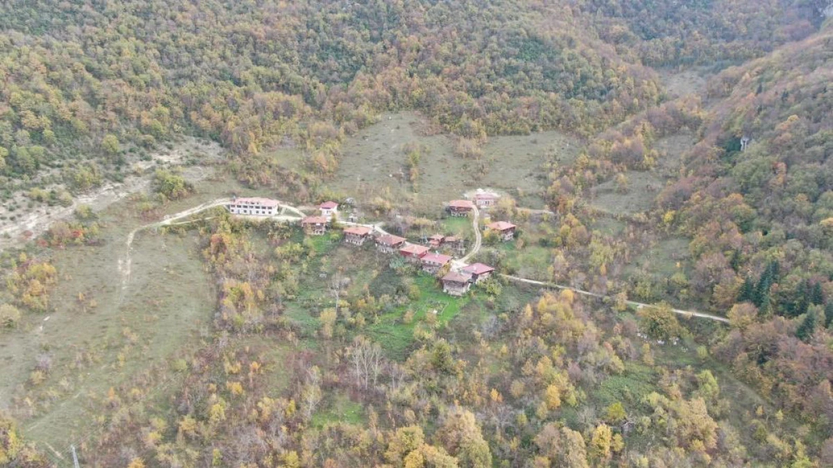 Sonbahara bürünen ormanlar ve 'çam kokulu' evler mest ediyor