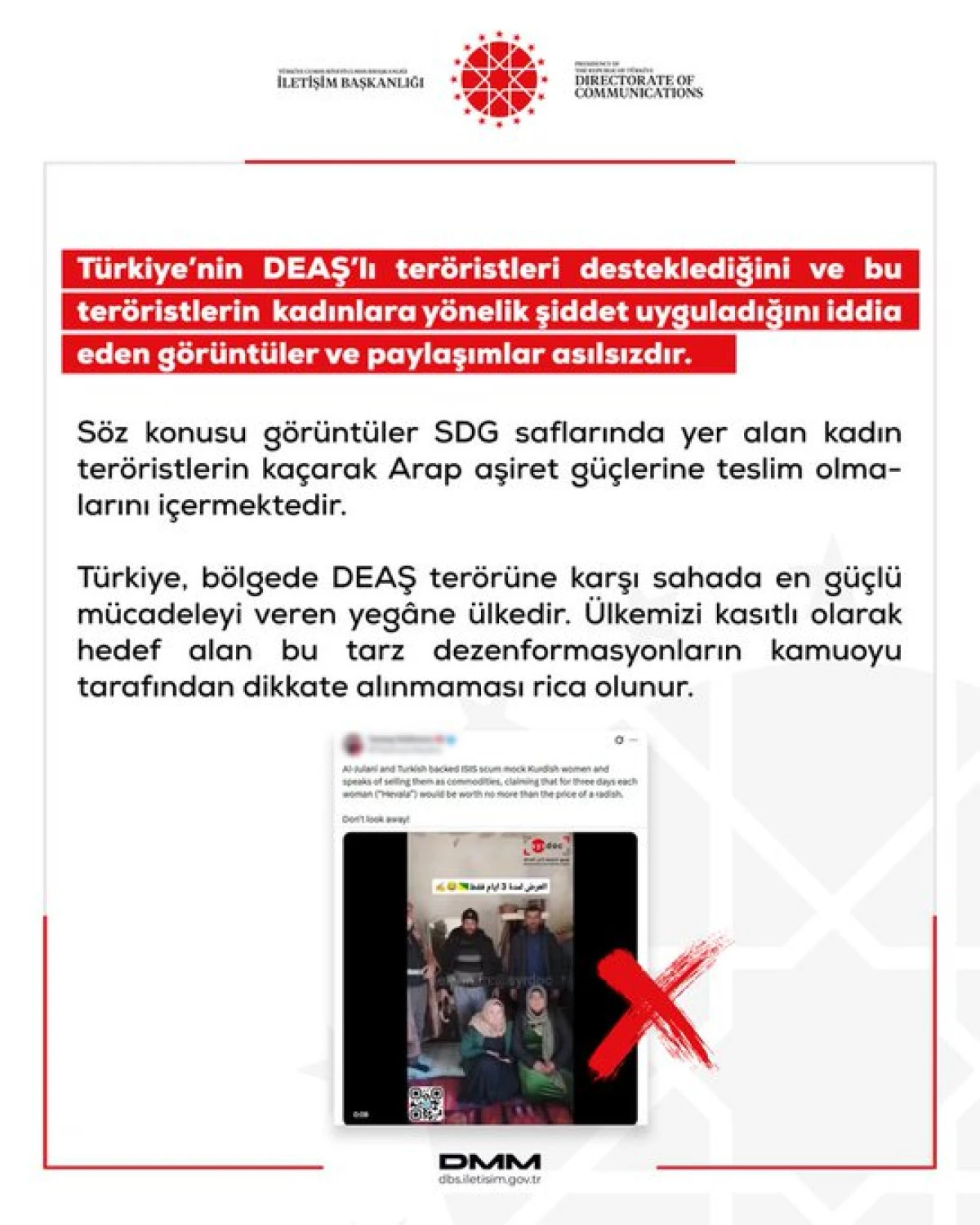 T&uuml;rkiye, DEAŞ ter&ouml;r&uuml;ne sahada en g&uuml;&ccedil;l&uuml; m&uuml;cadeleyi veren yeg&acirc;ne &uuml;lkedir'