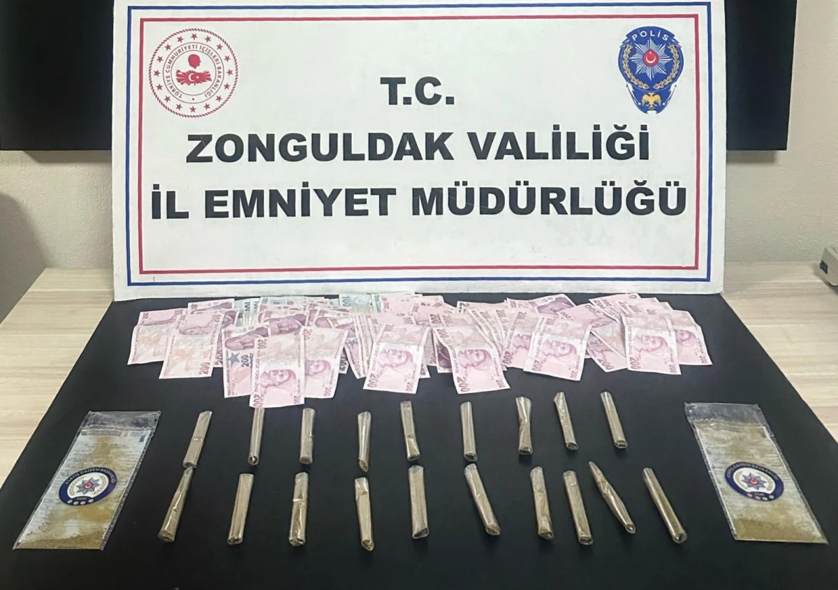 Zonguldak'ta uyuşturucu operasyonu: 3 tutuklama