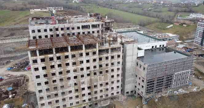 Bartın Devlet Hastanesi inşaatında sona yaklaşıldı