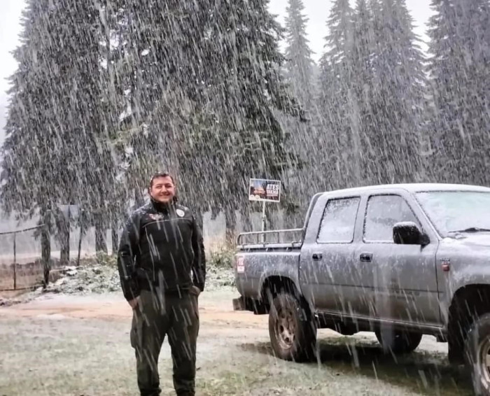 Bartın ve Zonguldak'ta mevsimin ilk kar yağışı başladı