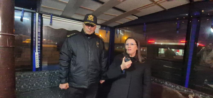 Bartın Valisi Arslan, yılbaşı uygulamasına katıldı