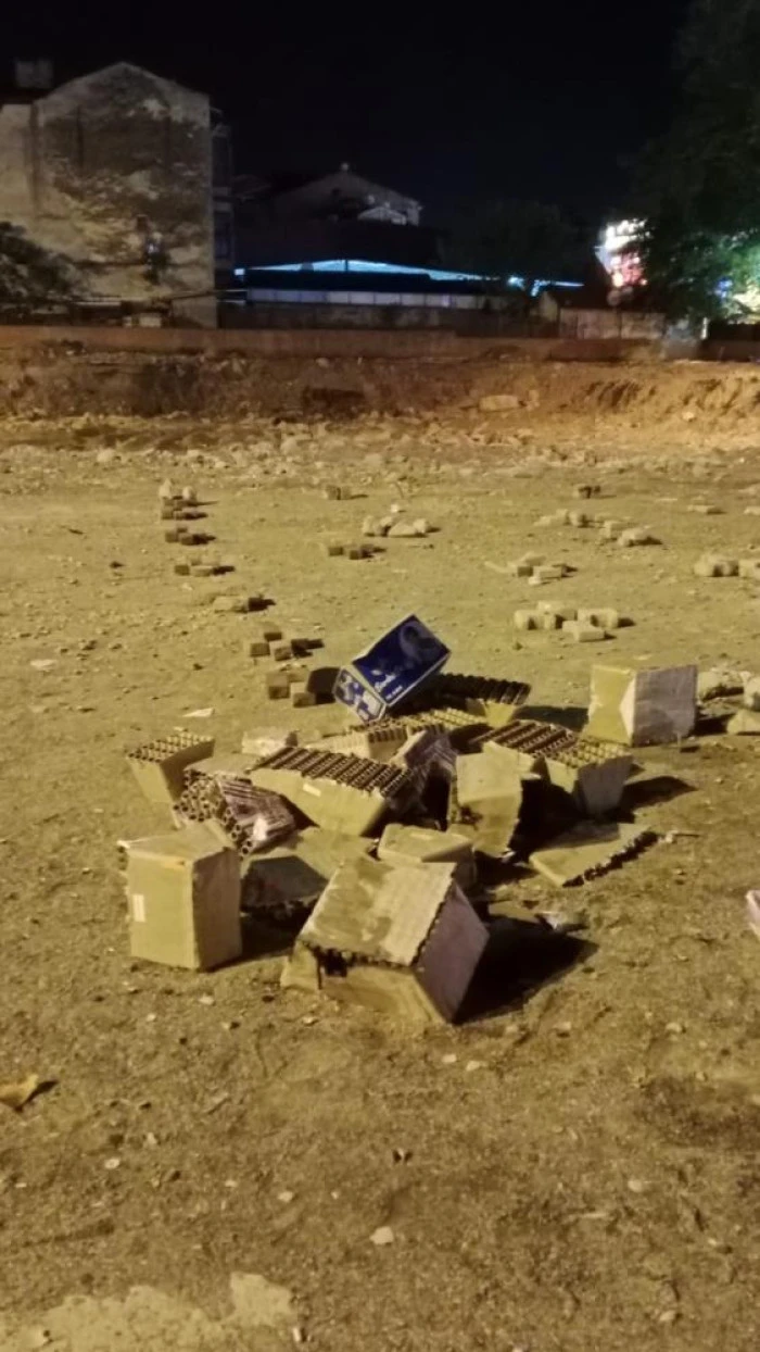  Hava fişek rampası patladı 1 yaralı