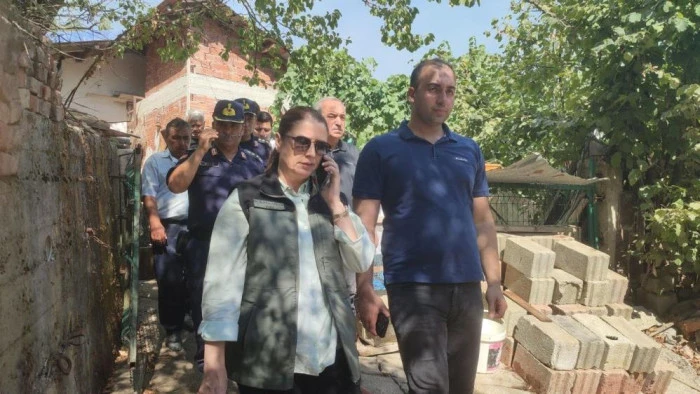 Bartın'da yangın bölgesi havadan görüntülendi